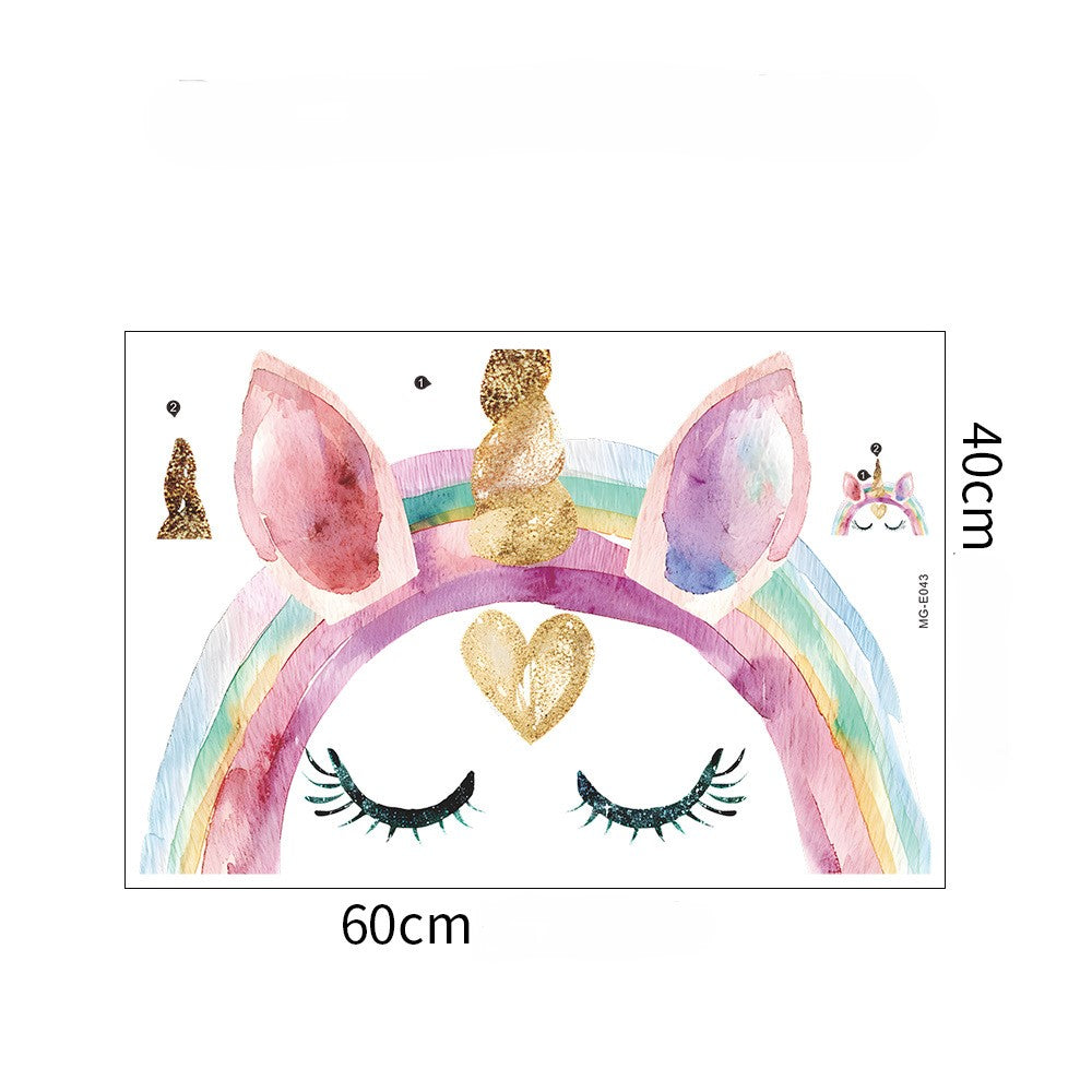 Yksisarvinen -seinätarra