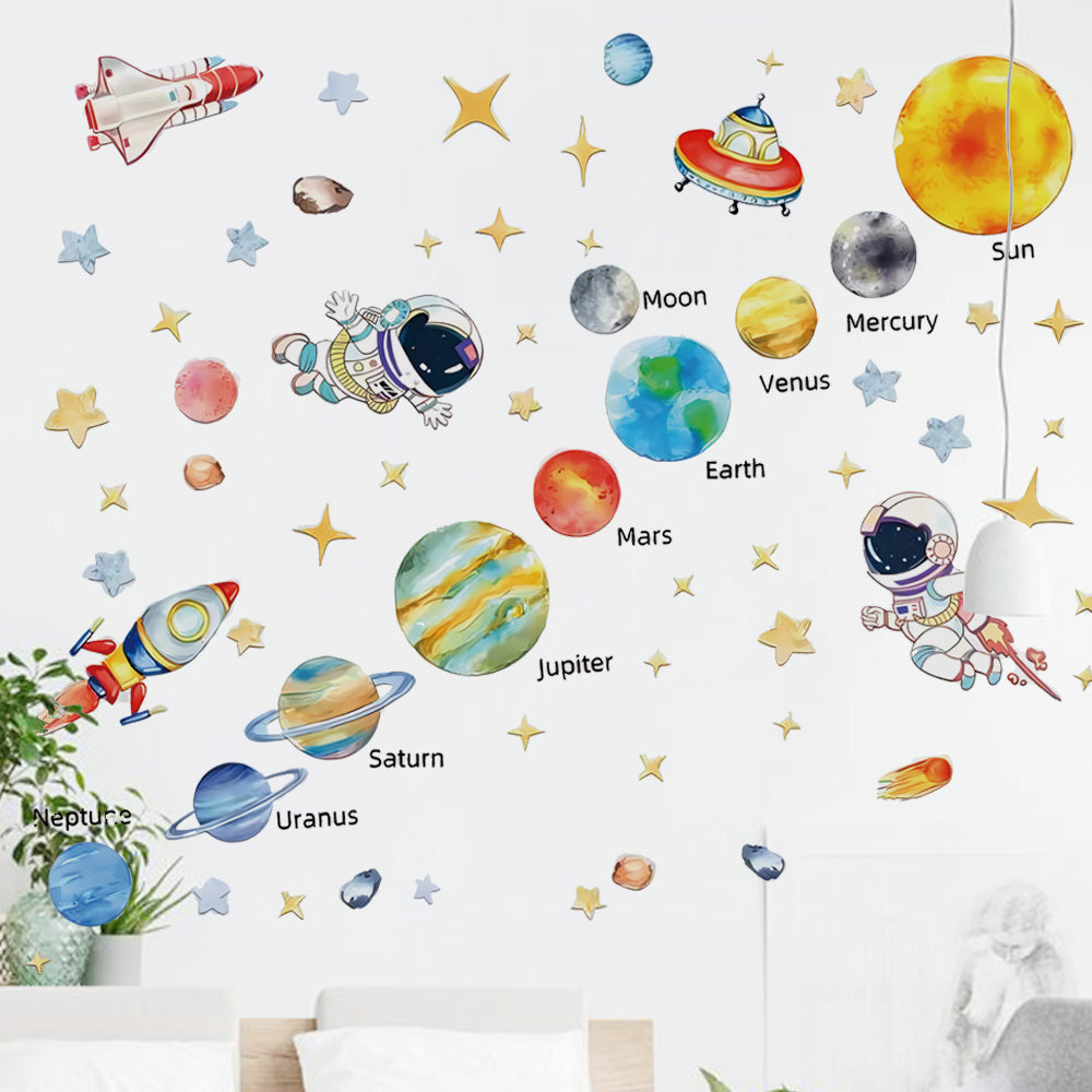 Planeetat -seinätarra