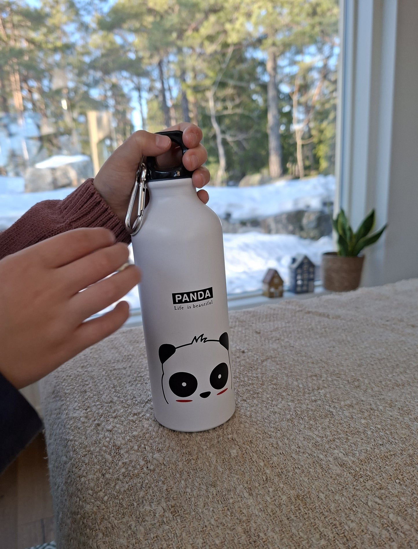 Juomapullo panda 500 ml