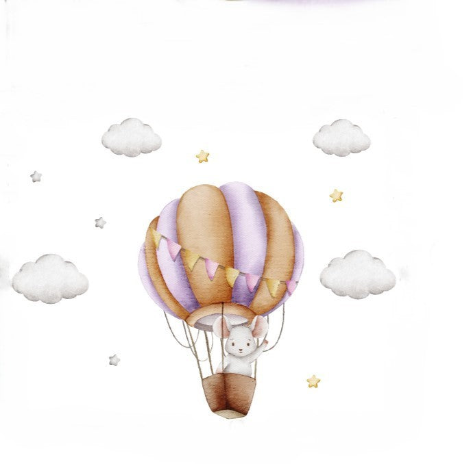 Kuumailmapallo -seinätarra