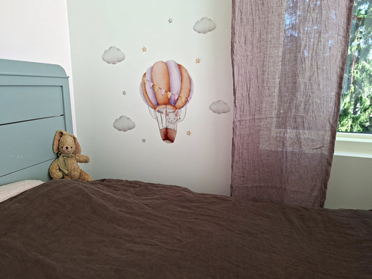 Kuumailmapallo -seinätarra