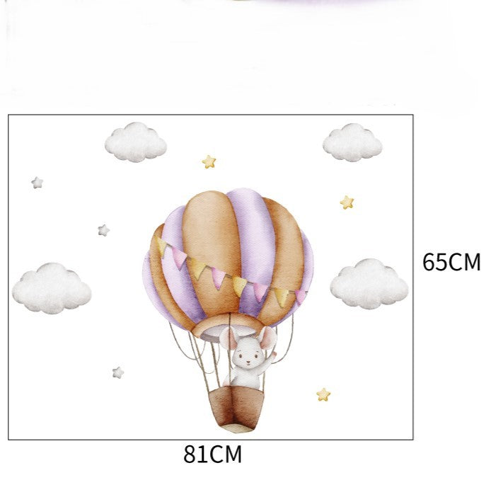 Kuumailmapallo -seinätarra