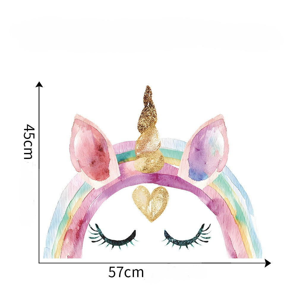 Yksisarvinen -seinätarra